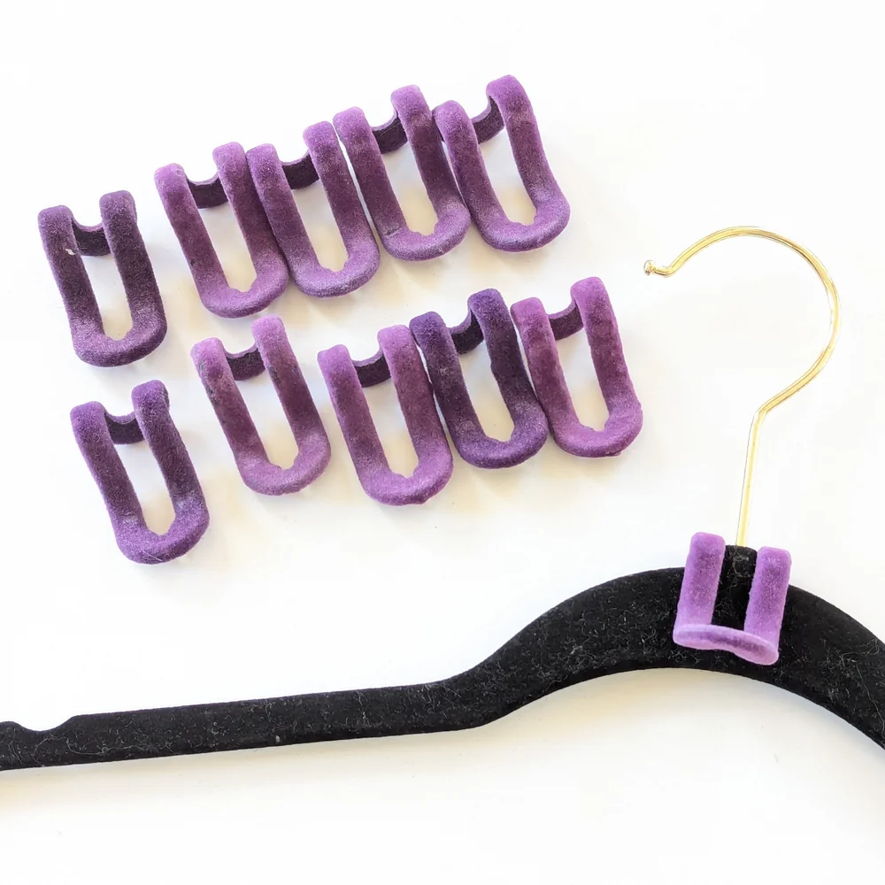 Velvet Hanger Clips